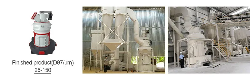 Raymond mill is used for grinding calcium carbonate