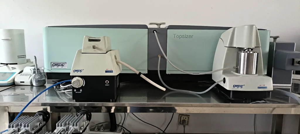 Wet and dry laser particle size analyzer