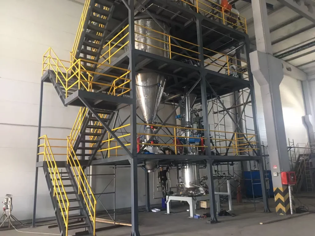 Molino de chorro en el sitio