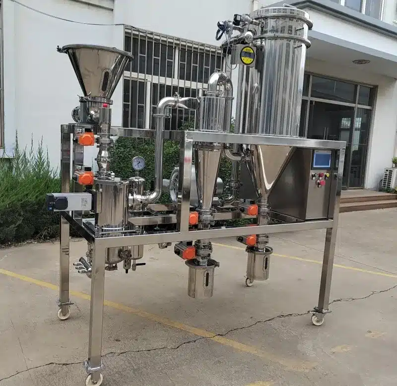 Lab Jet Mill for Ultrafine Grinding of Dental Glass Ceramics