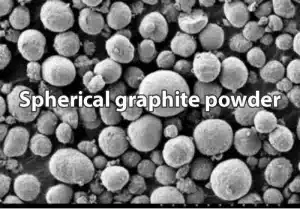 poudre de graphite sphérique