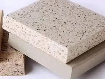 pedra de quartzo projetada